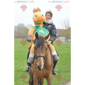Brown foal horse mascot - Redbrokoly.com