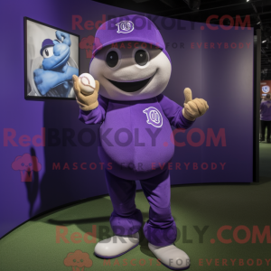 Purple Baseball Glove...