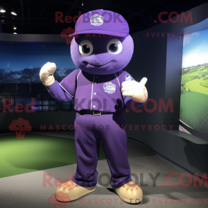 Purple Baseball Glove...