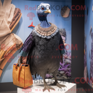 Guinea Fowl mascot costume...