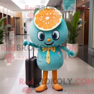 Disfraz de mascota de Teal...