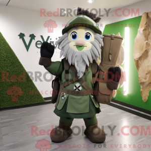 Olive Celtic Cross maskot...