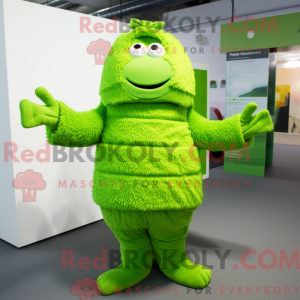 Lime Green But mascot...