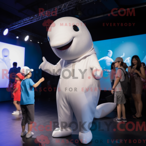 Personaggio mascotte balena...