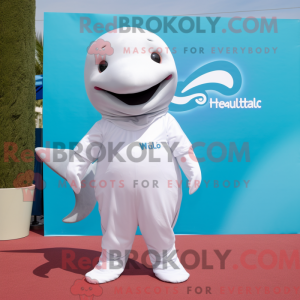 Personaggio mascotte balena...
