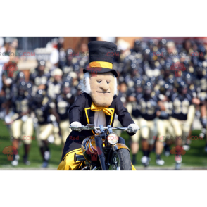 Mascot man in black suit with a top hat - Redbrokoly.com
