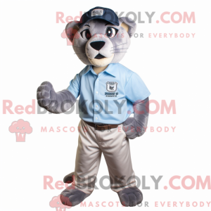 Postava maskota Sky Blue...