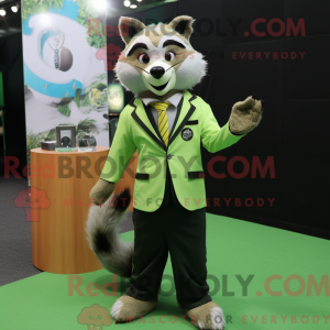 Lime Green Raccoon...