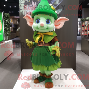 Forest Green Elf maskot...