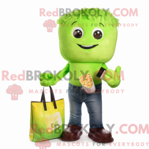 Limegrønn Pop Corn...