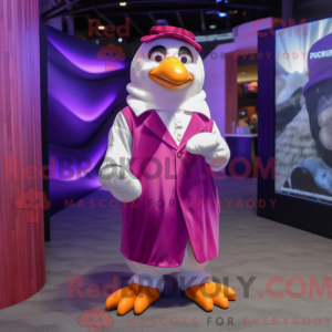 Magenta Penguin maskot...