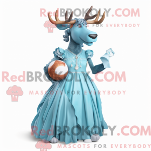 Postava maskota Sky Blue...