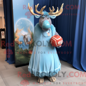 Disfraz de mascota Sky Blue...