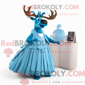 Disfraz de mascota Sky Blue...