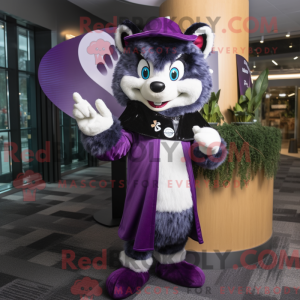 Disfraz de mascota Purple...