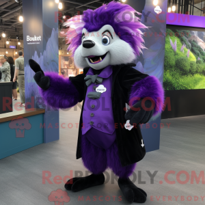 Lilla Skunk maskot kostume...