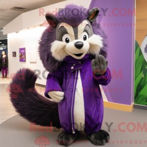 Disfraz de mascota Purple...