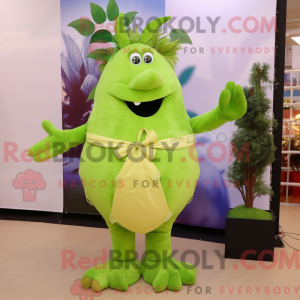 Oliwkowa maskotka na tort...