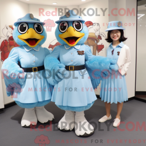 Disfraz de mascota Sky Blue...