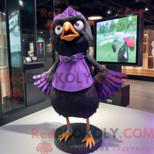Lilla Blackbird maskot...