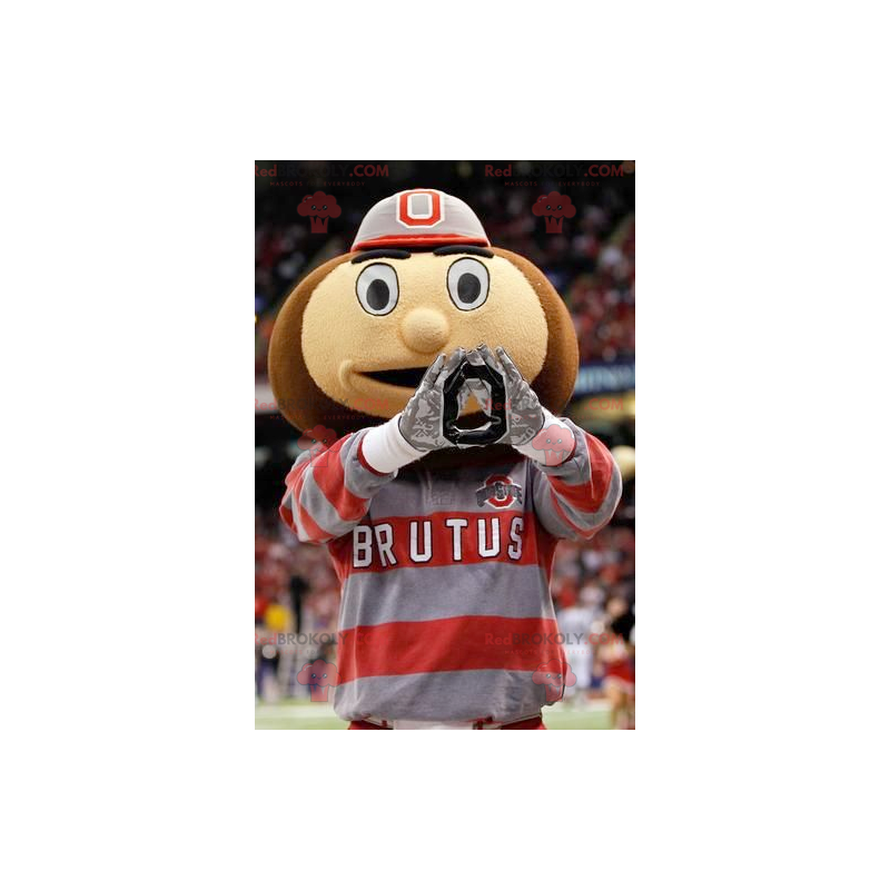 Brutus famous sports mascot - Redbrokoly.com