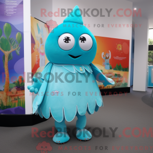 Turkis Men maskot kostume...