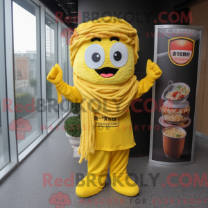 Disfraz de mascota de ramen...