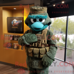 Teal Green Beret...