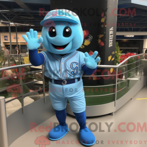 Sky Blue Baseball Glove...