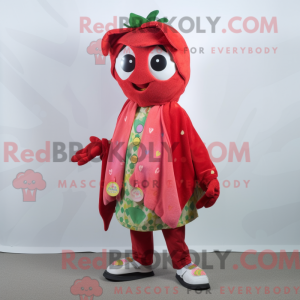 Strawberry mascot costume...