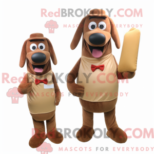 Brun Hot Dogs maskot...