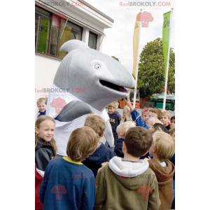 Mascota del delfín ballena gris - Redbrokoly.com