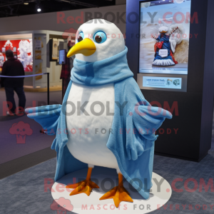 Sky Blue Gull maskot...