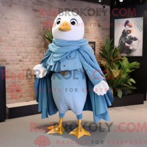 Maskotka Sky Blue Gull w...
