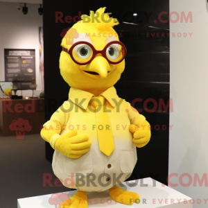 Yellow Chicken mascot...