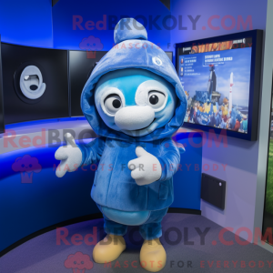 Costume mascotte de Blue...
