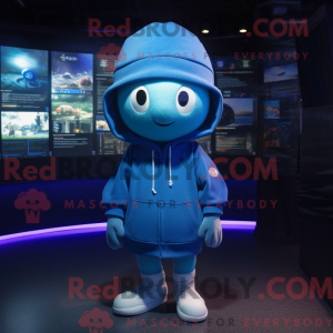 Blue Ray-mascottekostuum...