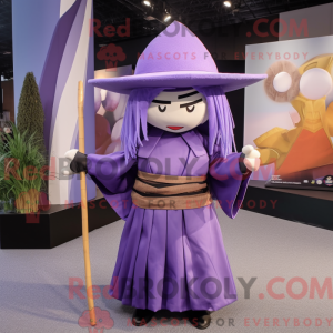 Lavender Samurai mascot...