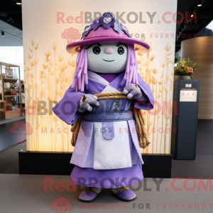 Lavendel Samurai maskot...