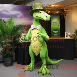 Limegrønn Parasaurolophus...