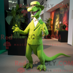 Limegrøn Parasaurolophus...
