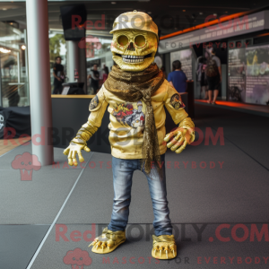 Personaggio mascotte zombie...