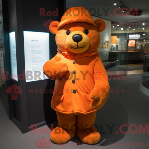 Máscara de Urso Laranja com...