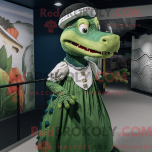 Krokodille maskot kostume...