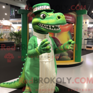 Krokodillemaskotdraktfigur...