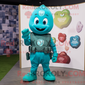 Turkis granat maskot...