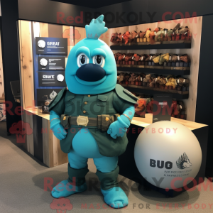 Turquoise Grenade mascot...