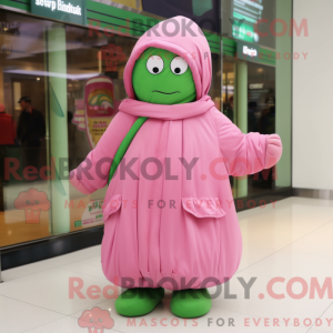 Postava maskota Pink Green...