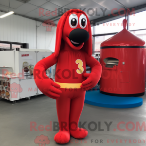 Postava maskota Red Hot Dog...