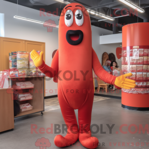 Red Hot Dog-mascottekostuum...